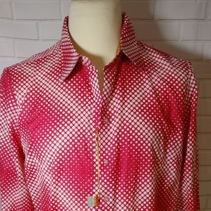 ROBERT GRAHAM WOMEN'S BUTTON DOWN SHIRT XL, NWT